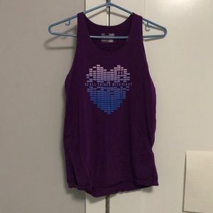 Purple tank top